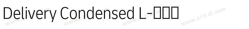 Delivery Condensed L字体转换